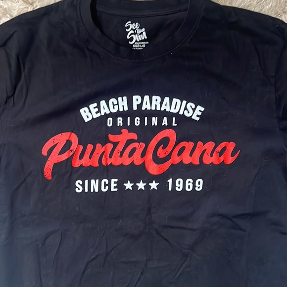 See You Sun Punta Cana Beach Paradise Shirt - Large - Picture 2 of 5